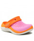 Klapki dziecięce Crocs Klapki  - Literide 360 Clog T 206712 Taffy Pink/Orange Zing