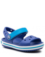 Sandały dziecięce Sandały  - Crocband Sandal Kids 12856 Cerulean Blue/Ocean - eobuwie.pl Crocs