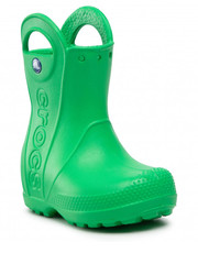 Kalosze dziecięce Kalosze  - Handle It Rain Boot Kids 12803 Grass Green - eobuwie.pl Crocs