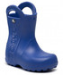 Kalosze dziecięce Crocs Kalosze  - Handle It Rain Boot Kids 12803 Cerulean Blue