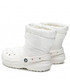 Botki Crocs Botki  - Classic Lined Neo Puff Boot 206630 White/White