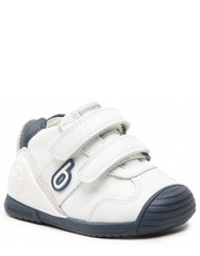 Półbuty dziecięce Sneakersy  - 221001-A Blanco Y Azul - eobuwie.pl Biomecanics