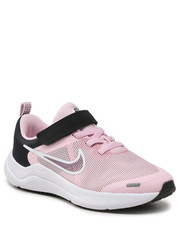 Półbuty dziecięce Buty  - Downshifter 12 Nn (Psv) DM4193 600 Pink Foam/Flat Pewter/Black - eobuwie.pl Nike