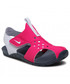 Sandały dziecięce Nike Sandały  - Sunray Protect 2 (PS) 943826 604 Fireberry/Football Grey