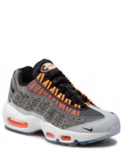 Sneakersy Buty  - Air Max 95/Kim Jones DD1871-001 Black/Total Orange/Dark Grey - eobuwie.pl Nike