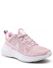 Buty sportowe Buty  - React Miler 2 CW7136 500 Plum Chalk/White/Pink Foam - eobuwie.pl Nike