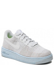 Półbuty Buty  - AF1 Crater Flyknit (GS) DH3375 101 White/Photon Dust - eobuwie.pl Nike