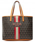 Shopper bag Guess Torebka  - Vikky (SV) HWSV69 95240 BLACK LOGO/COGNAC