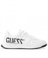 Mokasyny męskie Guess Sneakersy  - Ponte FM7PON LEA12 WHITE