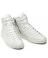 Mokasyny męskie Guess Sneakersy  - Certosa Mid FM5CMI LEA12 WHITE