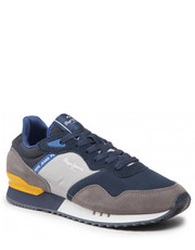 Półbuty męskie Sneakersy  - London One Basic M PMS30871 Grey 945 - eobuwie.pl Pepe Jeans