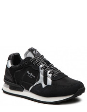 Sneakersy Sneakersy  - Britt Print Square W PLS31387 Black 999 - eobuwie.pl Pepe Jeans