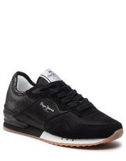 Sneakersy Sneakersy  - London W Sequins PLS31382 Black 999 - eobuwie.pl Pepe Jeans