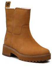 Botki Botki  - Carnaby Cool Wrm Pull On Wr TB0A5VR8231 Wheat Nubuck - eobuwie.pl Timberland