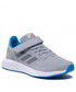 Półbuty dziecięce Adidas Buty  - Runfalcon 2.0 El K HR1395 Halo Silver / Iron Metallic / Blue Rush
