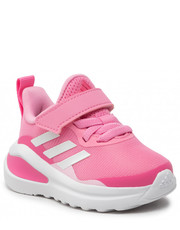 Półbuty dziecięce Buty  - FortaRun El I GZ1820 Bliss Pink/Cloud White/Pulse Magenta - eobuwie.pl Adidas