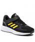 Półbuty dziecięce Adidas Buty  - Runfalcon 2.0 El K HR1394 Core Black/Beam Yellow/Beam Green