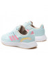 Półbuty dziecięce Adidas Buty  - Runfalcon 2.0 El K HR1398 Almost Blue / Beam Pink / Bliss Orange