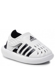 Sandały dziecięce Sandały  - Water Sandal I GW0388 Cloud White/Core Black/Cloud White - eobuwie.pl Adidas