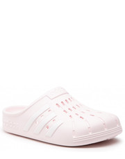 Klapki Klapki  - adilette Clog GZ5888 Pink Tint/Cloud White/Pink Tint - eobuwie.pl Adidas