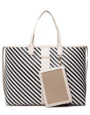 Shopper bag Torebka  - Iconic Tommy Tote Woven AW0AW12320 0F6 - eobuwie.pl Tommy Hilfiger
