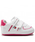 Półbuty dziecięce Tommy Hilfiger Sneakersy  - Velcro Shoe T0A4-32285-1433 White/Fuchsia X030