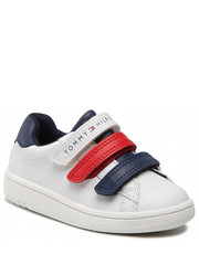 Półbuty dziecięce Sneakersy  - Low Cut Velcro Sneaker T1B9-32472-1355Y M White/Blue/Red Y003 - eobuwie.pl Tommy Hilfiger