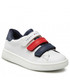Półbuty dziecięce Tommy Hilfiger Sneakersy  - Low Cut Velcro Sneaker T1B9-32472-1355 S White/Blue/Red Y003