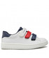 Półbuty dziecięce Tommy Hilfiger Sneakersy  - Low Cut Velcro Sneaker T1B9-32472-1355 S White/Blue/Red Y003
