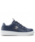 Półbuty dziecięce Tommy Hilfiger Sneakersy  - Low Cut Lace-Up Sneaker T3B9-32466-1355 S Blue 800