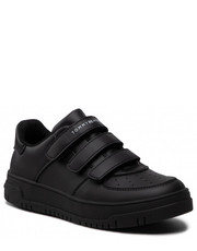 Półbuty dziecięce Sneakersy  - Low Cut Velcro Sneaker T3B9-32481-1355 S Black 999 - eobuwie.pl Tommy Hilfiger