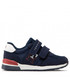 Półbuty dziecięce Tommy Hilfiger Sneakersy  - Low Cut Velcro Sneaker T1B9-32490-1450 M Blue