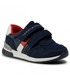 Półbuty dziecięce Tommy Hilfiger Sneakersy  - Low Cut Velcro Sneaker T1B4-30481-0732 M Blue 800