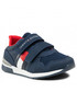 Półbuty dziecięce Tommy Hilfiger Sneakersy  - Low Cut Velcro Sneaker T1B4-30481-0732 S Blue 800