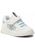 Półbuty dziecięce Tommy Hilfiger Sneakersy  - Low Cut Lace-Up Velcro Sneaker T1A4-32140-1384 S White/Blue X356