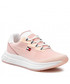 Półbuty dziecięce Tommy Hilfiger Sneakersy  - Low Cut Lace-Up Sneaker T3A4-32166-0308 S Pink/White X054