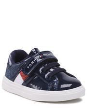 Półbuty dziecięce Sneakersy  - Low Cut Lace-Up /Velcro Sneaker T1A9-32298-1160 M Blue 800 - eobuwie.pl Tommy Hilfiger