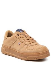 Półbuty dziecięce Sneakersy  - Low Cut Lace-Up Sneaker T3B9-32478-1441 M Camel 524 - eobuwie.pl Tommy Hilfiger