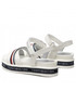 Sandały dziecięce Tommy Hilfiger Sandały  - Platform Velcro Sandal T3A2-32176-0567 M White/Multicolor X256