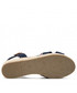 Sandały dziecięce Tommy Hilfiger Espadryle  - Rope Wedge Sandal T3A7-32187-0547 S Blue/Tobacco X555