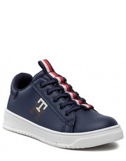 Sneakersy dziecięce Sneakersy  - Low Cut Lace-Up Sneaker T3B9-32466-1355 M Blue 800 - eobuwie.pl Tommy Hilfiger