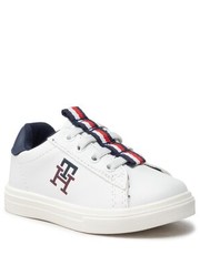 Sneakersy dziecięce Sneakersy  - Low Cut lace-Up Sneaker T1B9-32457-1355 M White/Blue X336 - eobuwie.pl Tommy Hilfiger