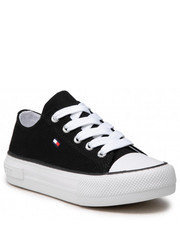 Trampki dziecięce Trampki  - Low Cut Lace-Up Sneaker T3A4-32118-0890 M Black 999 - eobuwie.pl Tommy Hilfiger