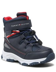 Trapery dziecięce Śniegowce  - Tech Bootie T3B5-32542-1487 M Blue 800 - eobuwie.pl Tommy Hilfiger