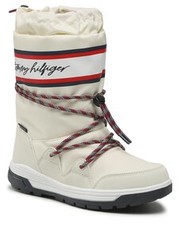 Trapery dziecięce Śniegowce  - Snow Boot T3A6-32436-1485 S White 100 - eobuwie.pl Tommy Hilfiger