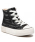 Trzewiki dziecięce Tommy Hilfiger Trampki  - High Top Lace-Up Sneaker T3A9-32290-1437 M Black 999