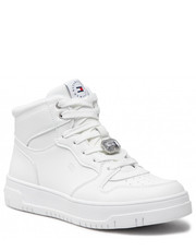 Trzewiki dziecięce Sneakersy  - High Top Lace-Up Sneaker T3A9-32339-1435 S White 100 - eobuwie.pl Tommy Hilfiger