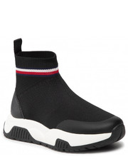 Trzewiki dziecięce Sneakersy  - Sock Sneaker T3A9-32360-0702 M Black 999 - eobuwie.pl Tommy Hilfiger