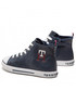 Trzewiki dziecięce Tommy Hilfiger Trampki  - High Top Lace Up Sneaker T3X9-32452-1355 S Blue 800