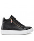 Trzewiki dziecięce Tommy Hilfiger Sneakersy  - High Top Lace-Up Sneaker T3A9-32317-1434 S Black 999